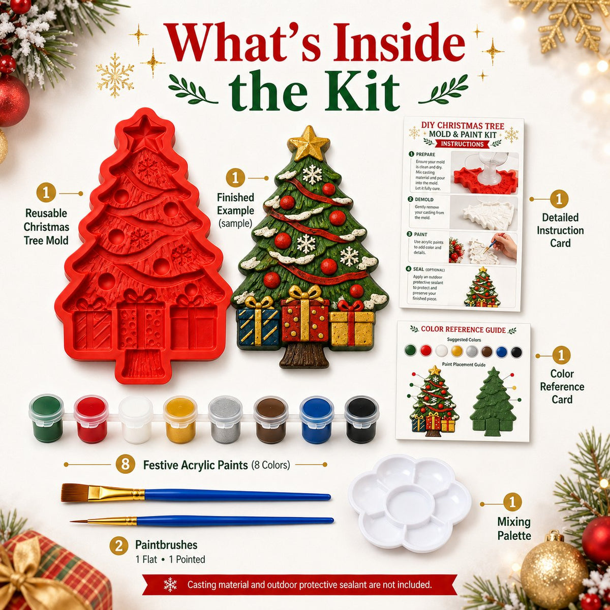 π Limited-Time Promo: 50% OFF!ποΈ - π DIY Christmas Tree Mold & Paint Craft Kit
