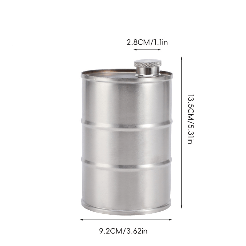 750ml Oil Drum Stainless Steel Flask