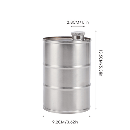 750ml Oil Drum Stainless Steel Flask