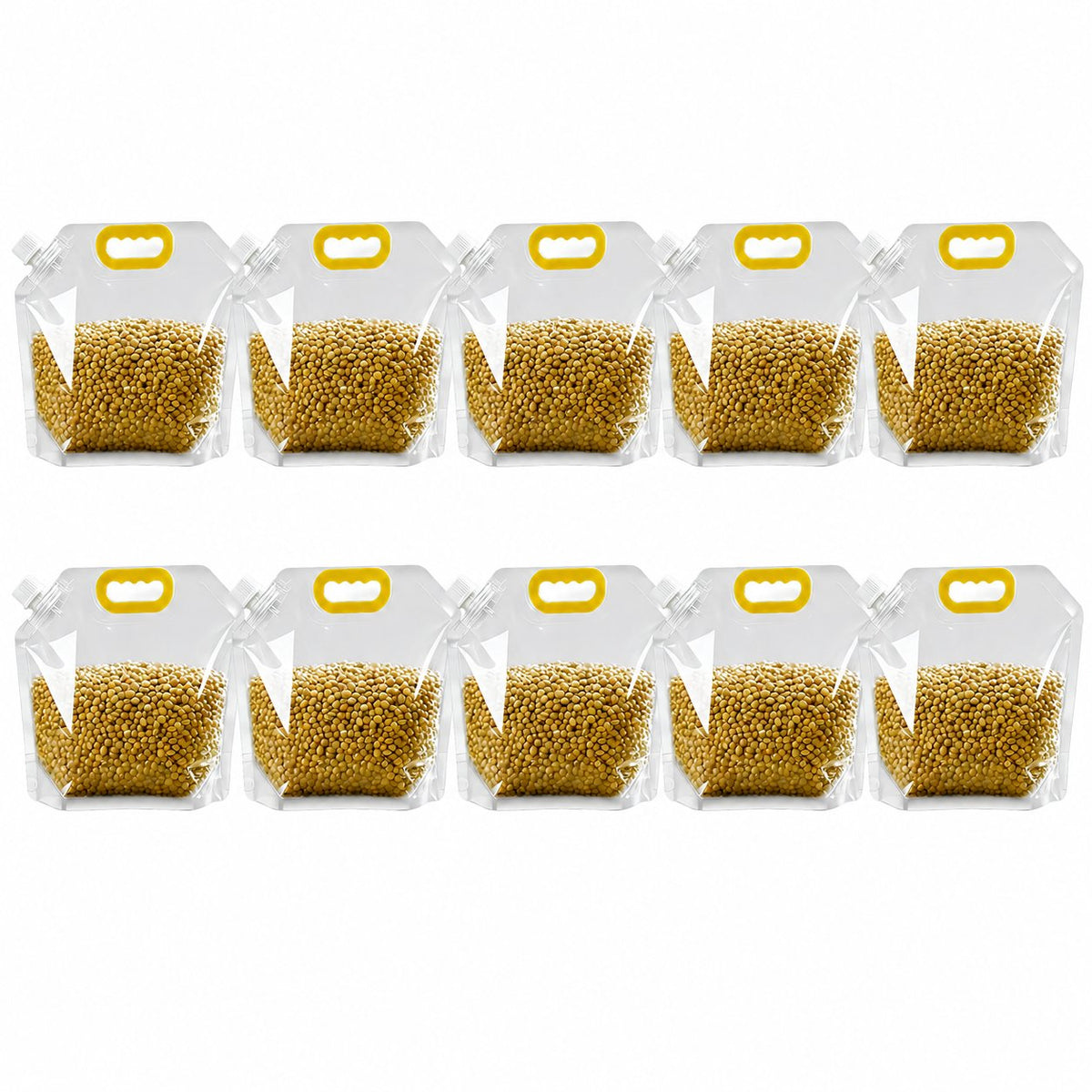 Reusable Airtight Food Storage Bags for Grains & Pantry Essentials (5-Pack)