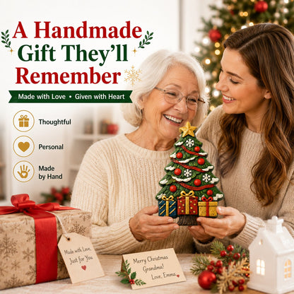 🏆 Limited-Time Promo: 50% OFF!🎖️ - 🎄 DIY Christmas Tree Mold & Paint Craft Kit
