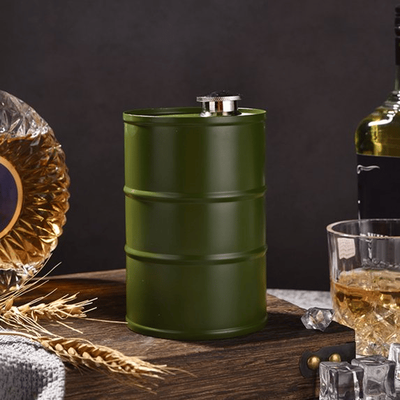 750ml Oil Drum Stainless Steel Flask