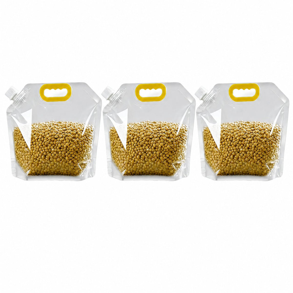 Reusable Airtight Food Storage Bags for Grains & Pantry Essentials (5-Pack)