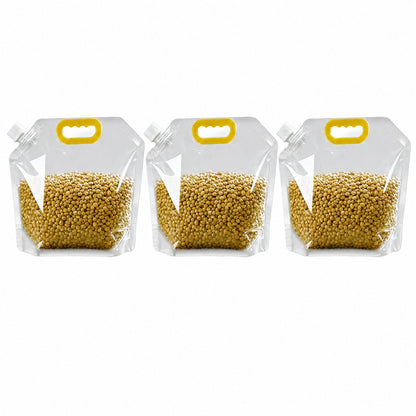 Reusable Airtight Food Storage Bags for Grains & Pantry Essentials (5-Pack)