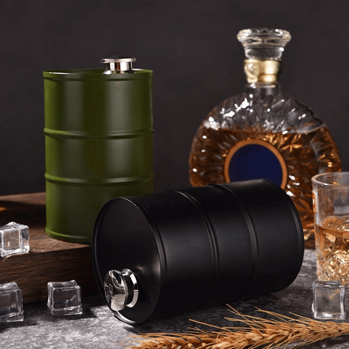 750ml Oil Drum Stainless Steel Flask
