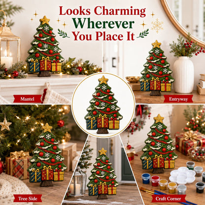 🏆 Limited-Time Promo: 50% OFF!🎖️ - 🎄 DIY Christmas Tree Mold & Paint Craft Kit