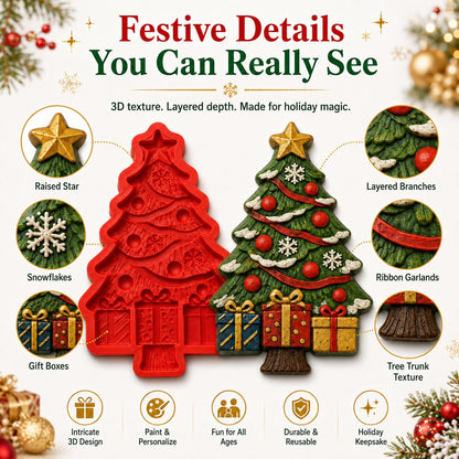 🏆 Limited-Time Promo: 50% OFF!🎖️ - 🎄 DIY Christmas Tree Mold & Paint Craft Kit