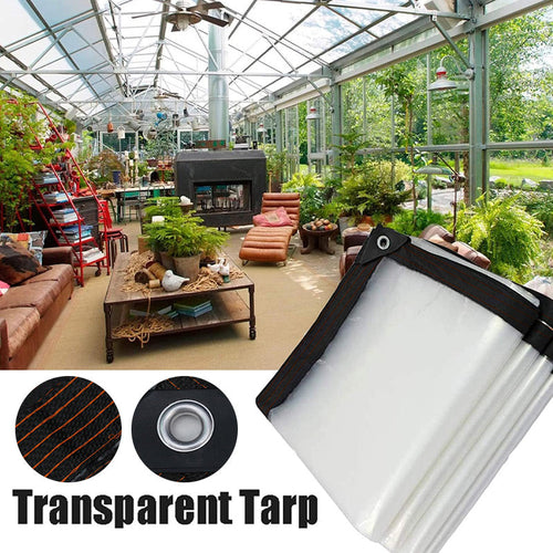 📢📢45% OFF !! ⏰Heavy-Duty Transparent Waterproof Insulated Tarp