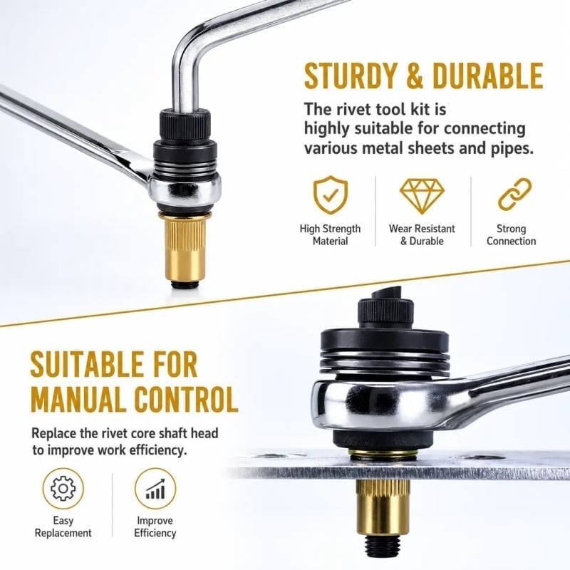 Carbon Steel Rivet Nut Tool Set